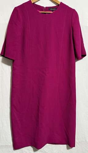 Jaeger pink shift dress 10 - pink,