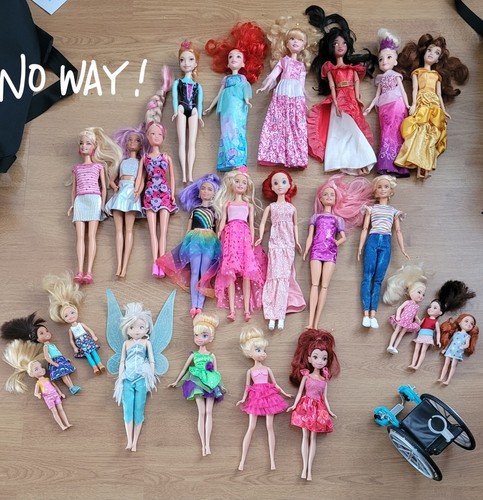 Barbie disney and - disney, tinkerbelle