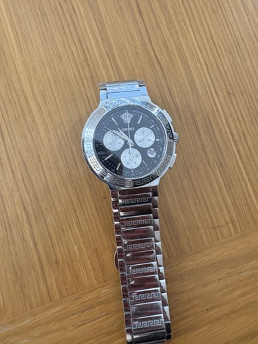 Versace silver watch mens - versace,