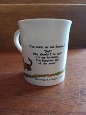 WINNIE THE POOH / EEYORE / TIGGER - MILNE / SHEPARD - ENGLAND - BIRTHDAY MUG