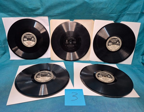Edison diamond disc records - disc,