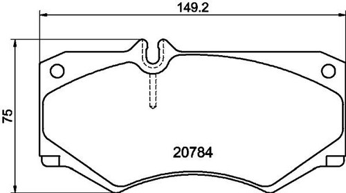 Mintex mdb1585 front brake - brake, pad
