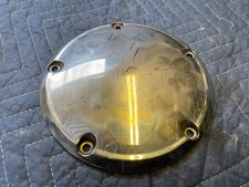 Used Alloy 5-Hole Clutch Derby Cover for Big Twin Harley Davidson Models