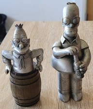 Simpsons pewter resin bottle - simpsons,