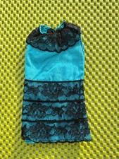 Vintage Pedigree Sindy 1960s Turquoise Cocktail Time dress (Ref 1967. 12S77)