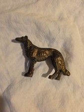 Vintage Metal Borzoi Russian