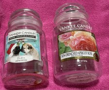 2 x EMPTY Yankee Candle Large