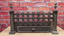 Antique Cast Iron Fire Grate Fireplace Insert – Decorative Georgian Victorian