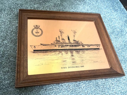 Hms invincible 1980 print - 1980, ...