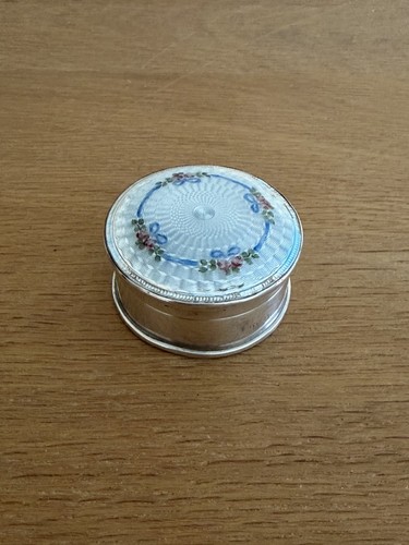 Guilloche enamel silver - silver,