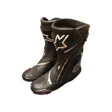 Alpinestars SMX Plus Motorcycle Motorbike Race Boots - Black Size EU 45