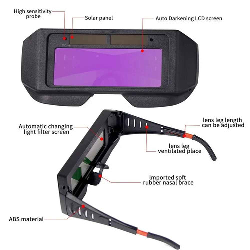 Auto darkening welding goggles - auto,