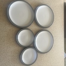 Denby Jet Grey 3 x Dinner