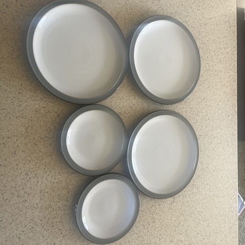 Denby jet grey dinner - jet, x