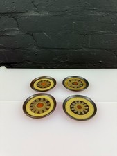 4 x Denby Arabesque Round Coasters 8.5 cm Wide Set