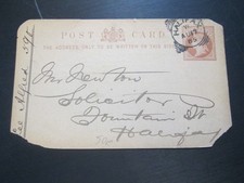 QV 1/2d brown printed