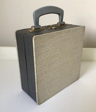 Vintage 1950s '60s Accordion 7" SINGLES RECORD CARRY CASE Vinyl 45s Jukebox EX