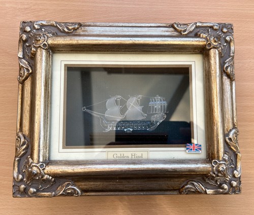 Golden hind glass ship - hind,