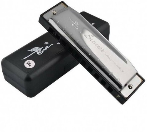 New silver swan harmonica - new,