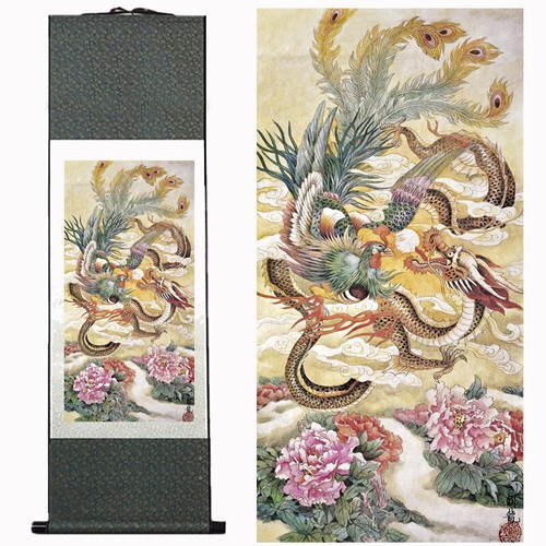 Chinese painting dragon and - chinese,