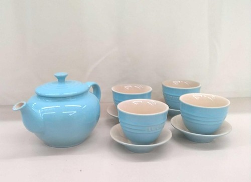 Creuset teapot set satin - creuset,