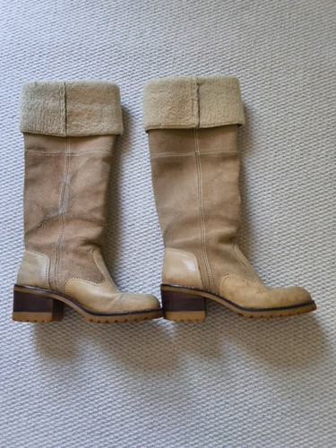 Ladies vintage genuine suede - ladies,