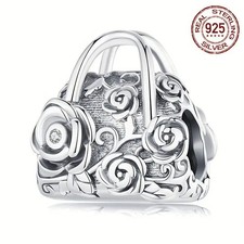 S925 Sterling Silver Rose