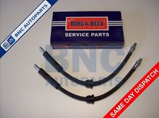 FRONT FLEXI BRAKE HOSE PAIR