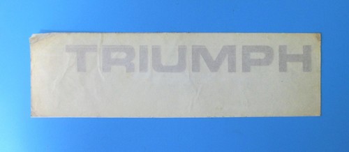 Triumph decal silver - decal,