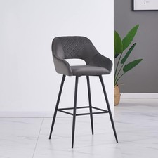 Velvet Bar Stool Backrest &