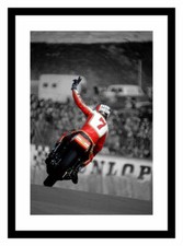 Barry Sheene Motorcycle Legend Spot Colour Photo Memorabilia