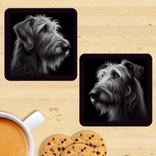 Irish Wolfhound Coasters, Set
