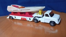 Matchbox Superkings Ford A Series Truck K-27 & Trailer With Speedboat K-27/3