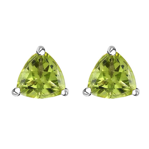 Tjc peridot solitaire stud - solitaire,