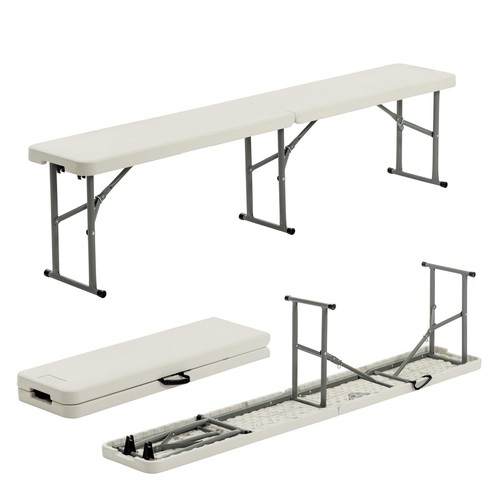 Person folding trestle bench - person,