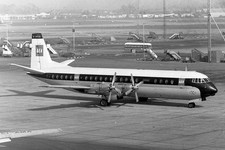 BOAC Vickers Vanguard G-APEB at London Heathrow (1962) Photograph
