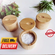 Wooden Kitchen Salt Box Pepper