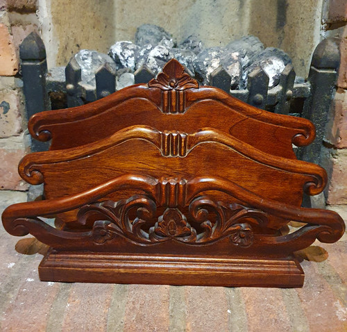 Vintage ornately carved - vintage, wooden