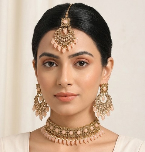 Peach indian bollywood bridal - peach,