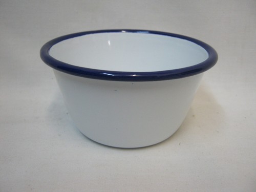 Enamel mini pudding basin - x,