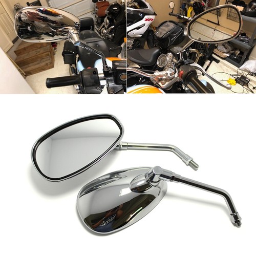 Chrome motorcycle rearview - chrome,