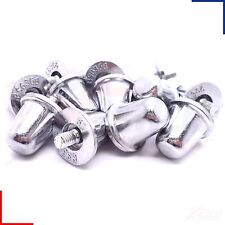 Sports Rugby Union Boot Aluminium Metal Screw Studs 15,18,21mm Set of 12 or 16