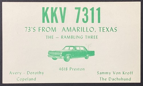 Ham radio qsl - radio, kkv