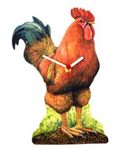Cockerel Clock - Cockerels -