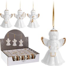 Set of 3 White & Gold