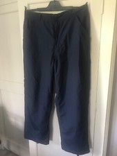 cotton Traders navy waterproof walking hiking activity trousers large