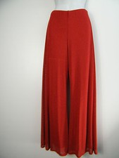 SALOOS RED/SILVER LUREX STRIPE LINED STRETCHY TROUSERS SIZE, 12 14 16 18 20 22 