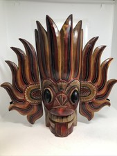 Fire Devil Mask Hand Carved