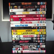 18x British Gangster DVDs – Movie Film Collection Bundle Crime Drama Action