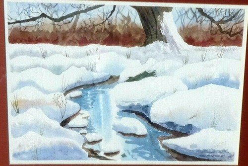 Vintage watercolor painting - vintage,